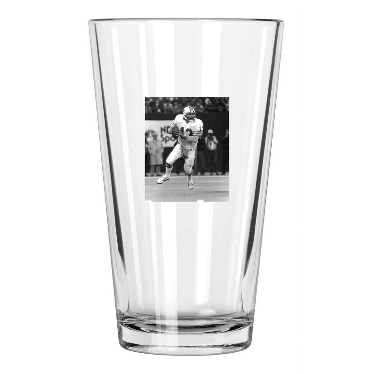 1985 Miami Dolphins Dan Marino Photo Nfl Football Pint Beer Drinking Glass