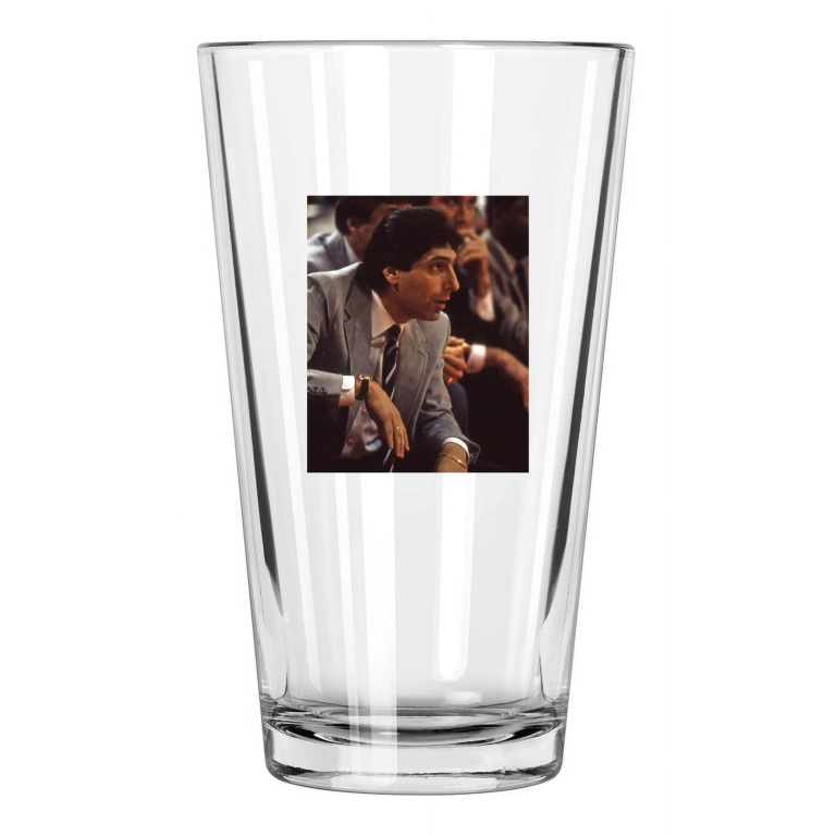 1985 Nc State Wolfpack Jimmy Valvano Photo Basketball Pint Beer Drinking Glass