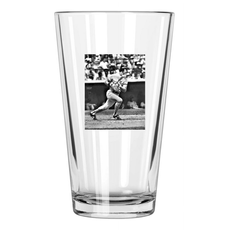 1985 New York Yankees Don Mattingly Photo Baseball Pint Beer Drinking Glass