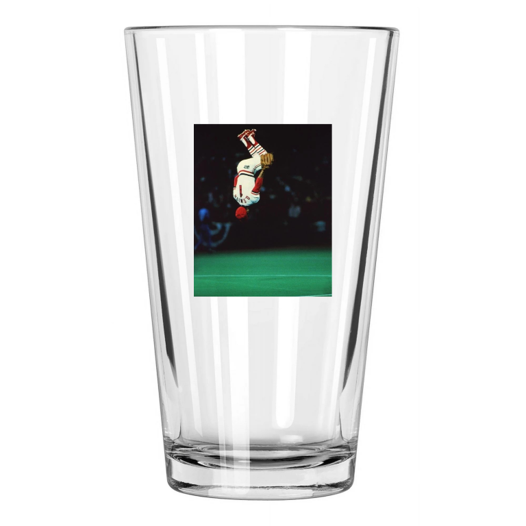 1985 St Louis Cardinals Ozzie Smith 'Flip' World Series Pint Beer Drinking Glass