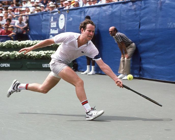 1985 Tennis Legend John Mcenroe Glossy Photo Print Poster