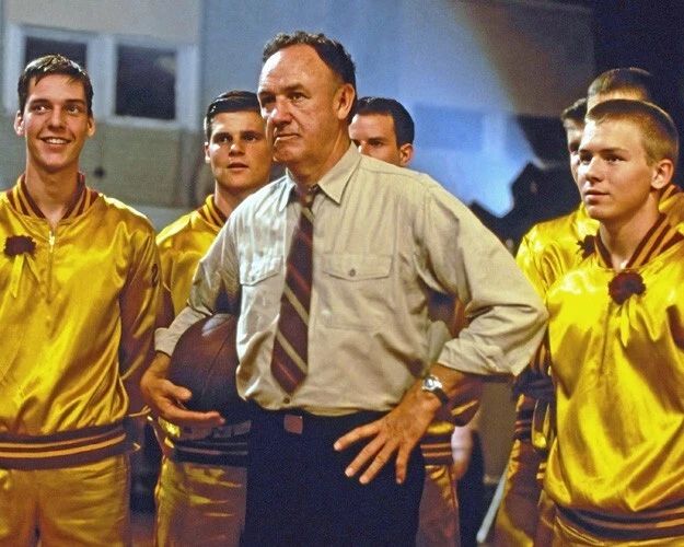 1986 Hoosiers Glossy Photo Gene Hackman Print Indiana Basketball Poster