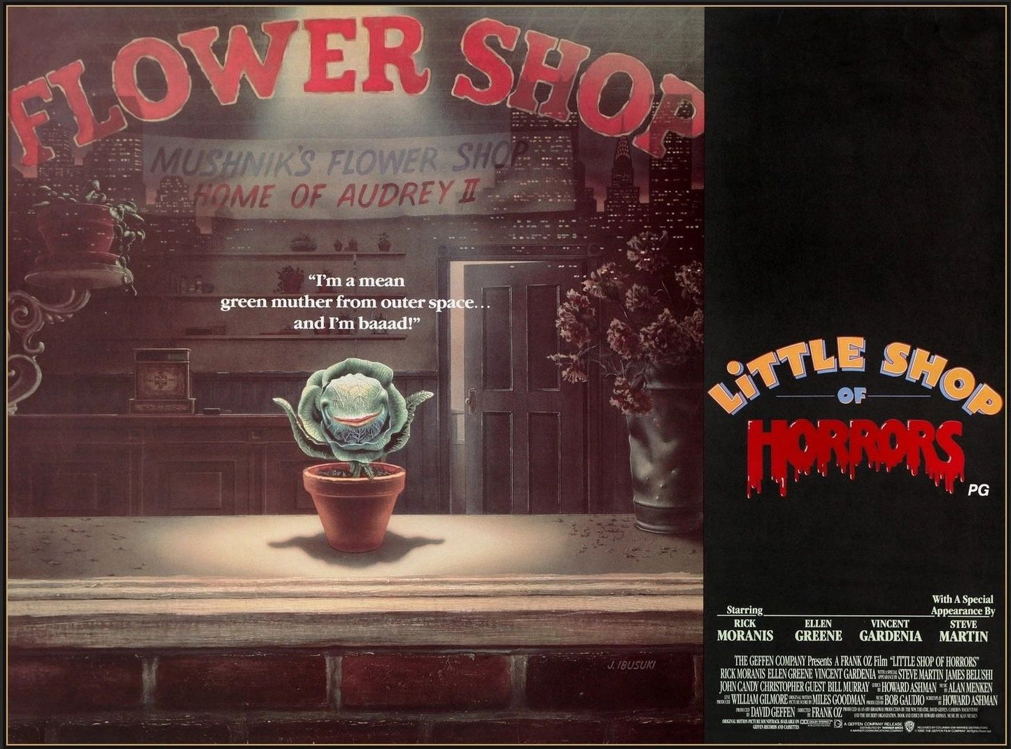 1986 Little Shop Of Horrors Movie Poster Print Seymour Rick Moranis