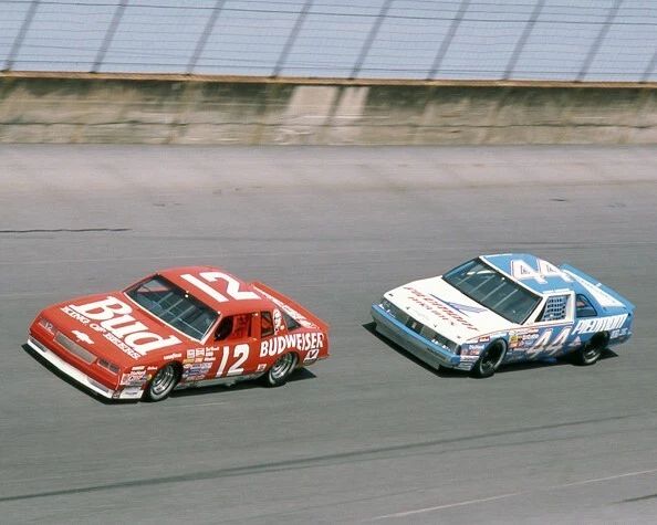 1986 Piedmont Terry Labonte And Budweiser Neil Bonnett Photo Daytona 500