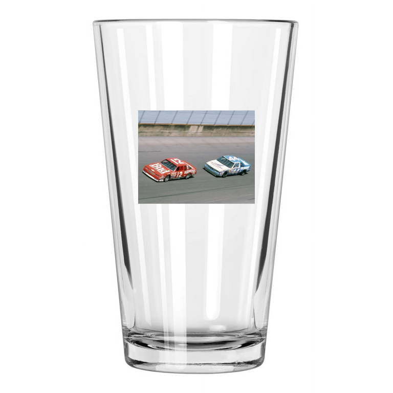 1986 Piedmont Terry Labonte And Budweiser Neil Bonnett Daytona 500 Pint Glass