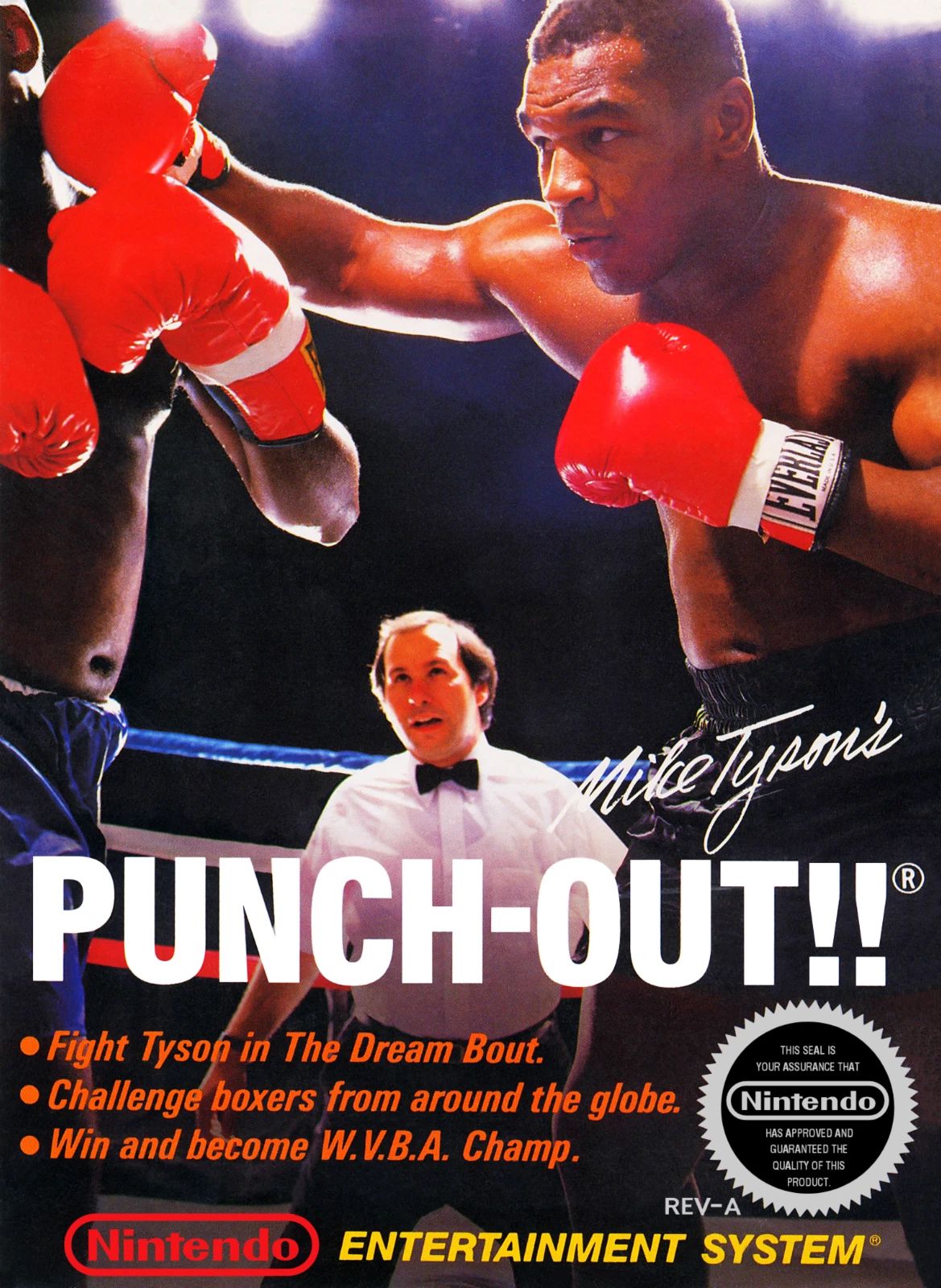 1987 Nintendo Nes Mike Tysons Punch Out Box Art Poster Mike Tyson