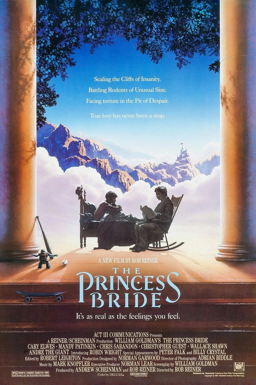 1987 The Princess Bride Movie Poster Westley Buttercup Inigo Montoya