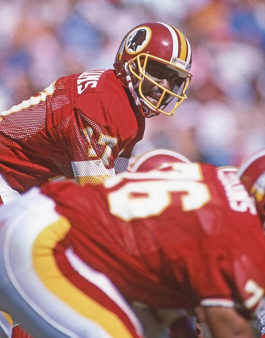 1987 Washington Redskins Doug Williams Glossy Photo Football Print Poster
