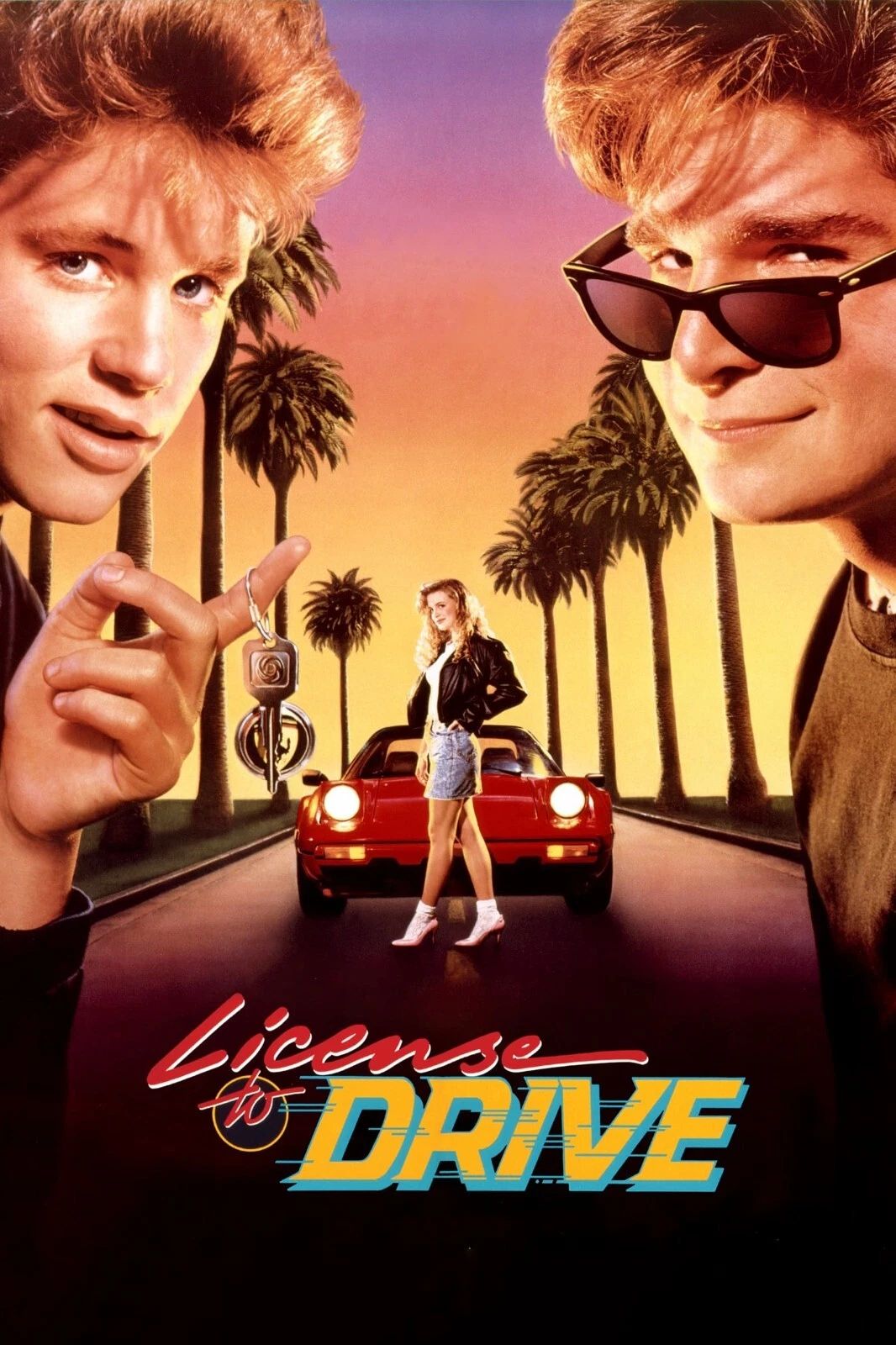 1988 License To Drive Movie Corey Feldman Corey Haim Mercedes 300 PCS Jigsaw