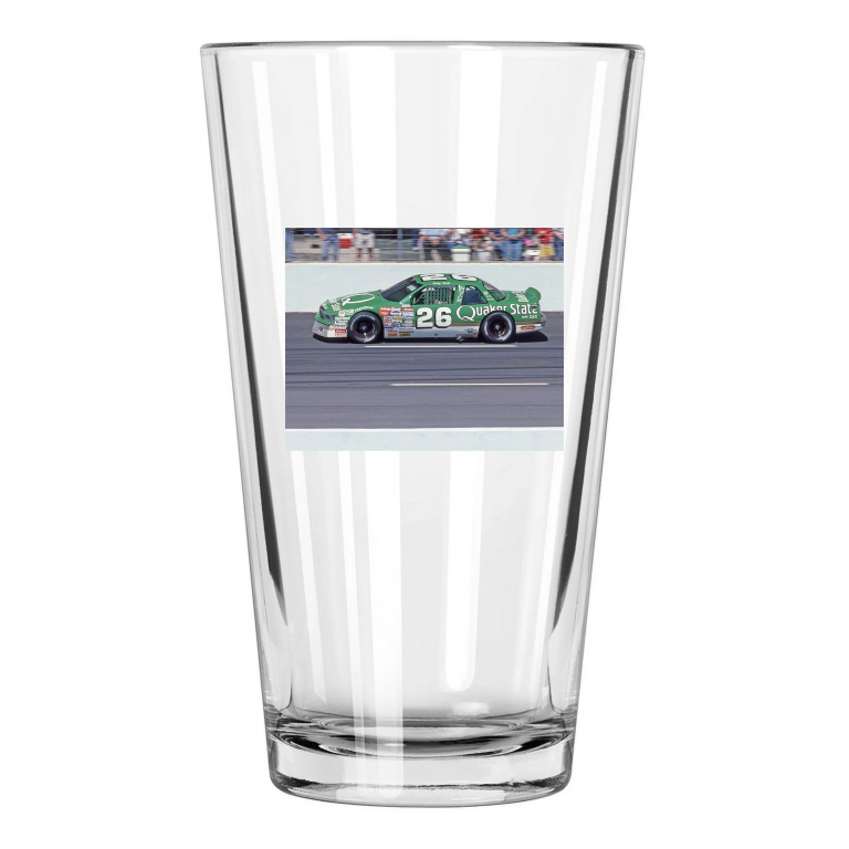 1988 Quarker State Buick Ricky Rudd North Wilkesboro Pint Beer Drinking Glass