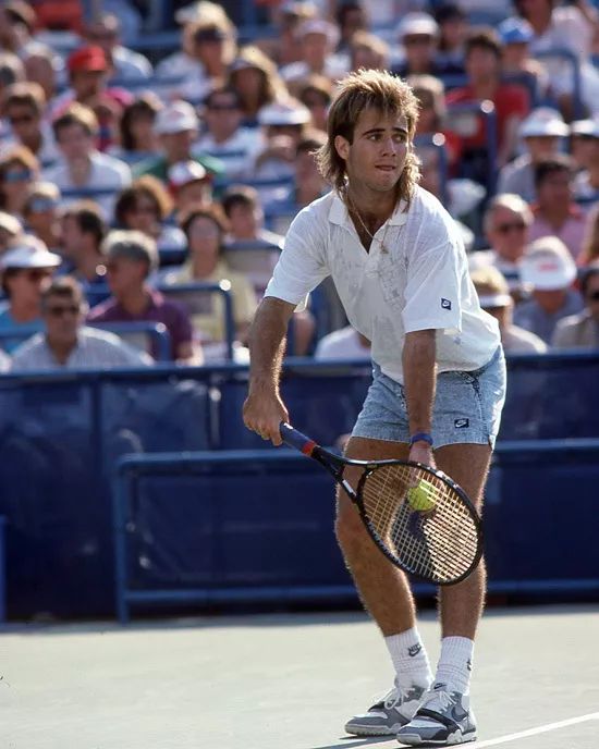 1988 Tennis Pro Andre Agassi Glossy Photo Print Poster 1