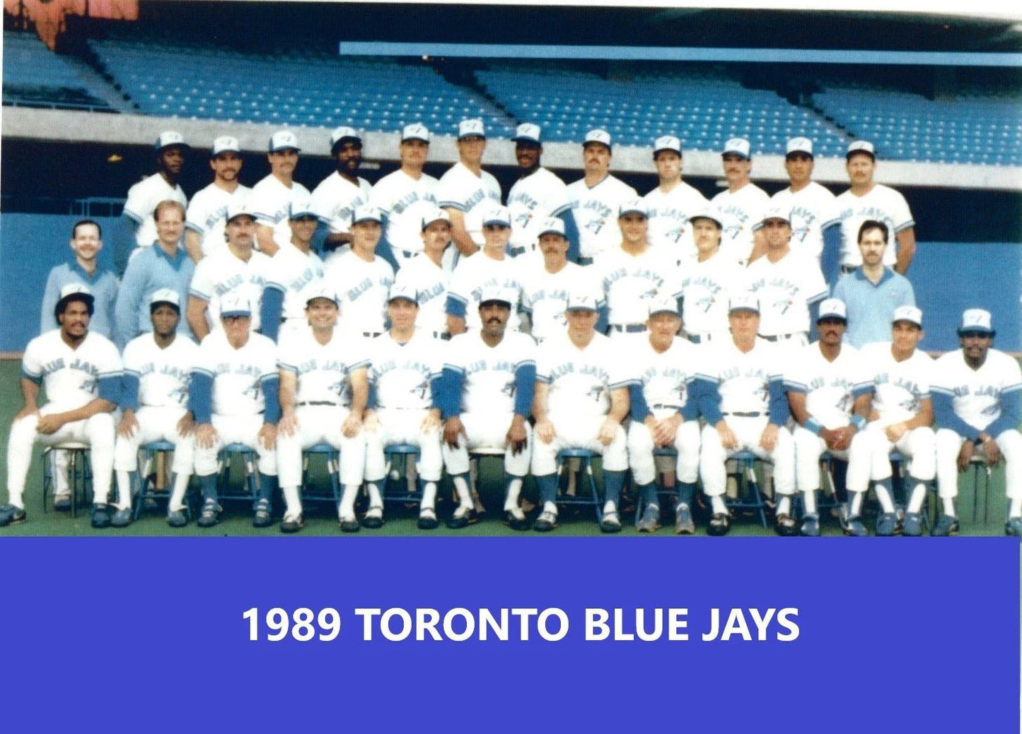 1989 Blue Jays Team Photo Baseball Picture Mlb 300 Piece Jigsaw Puzzle