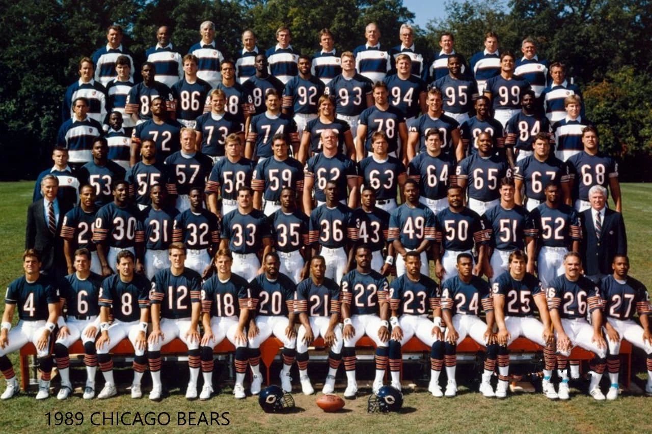 1989 Chicago Bears Team Photo Football Picture Nfl 300 Piece Jigsaw Puzzle