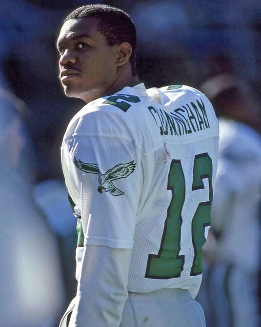 1989 Philadelphia Eagles Randall Cunningham Glossy Photo Print Poster