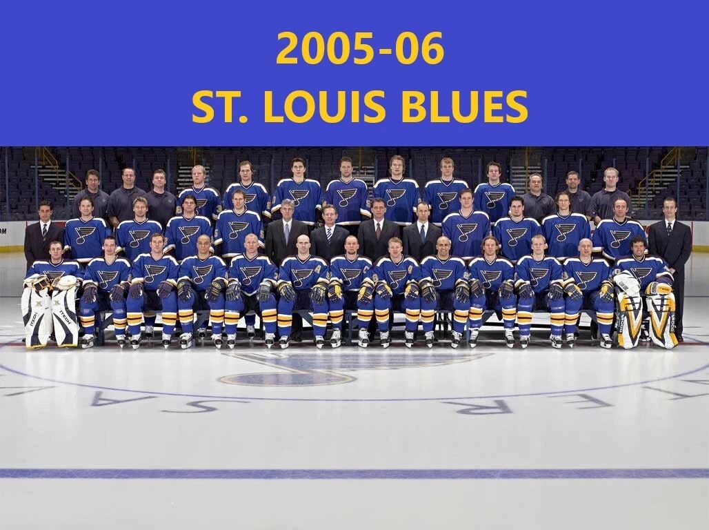 06 St. Louis Blues Team Photo Hockey Picture Nhl 300 Piece Jigsaw Puzzle