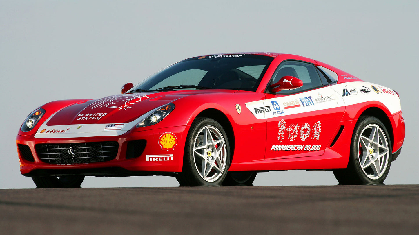 Ferrari Gtb Fiorano Panamerican Hd Art Print Poster