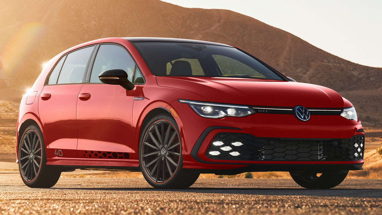 Volkswagen Golf Gti 40Th Anniversary Us Hd Art Print Poster