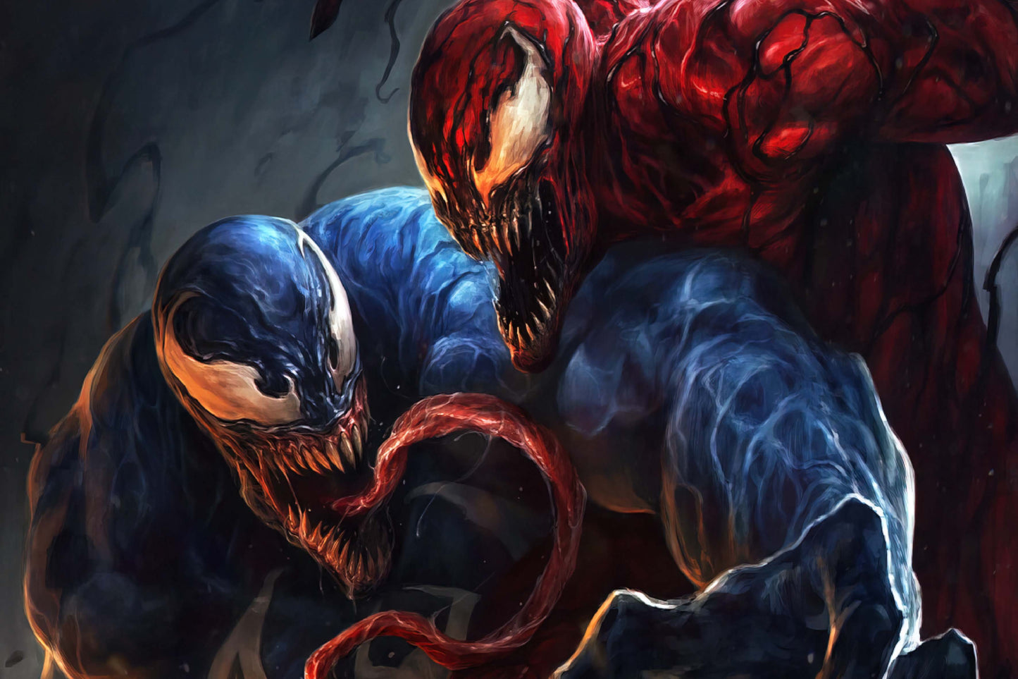 Carnage Vs. Venom Marvel Comic Book Poster Print Wall Art