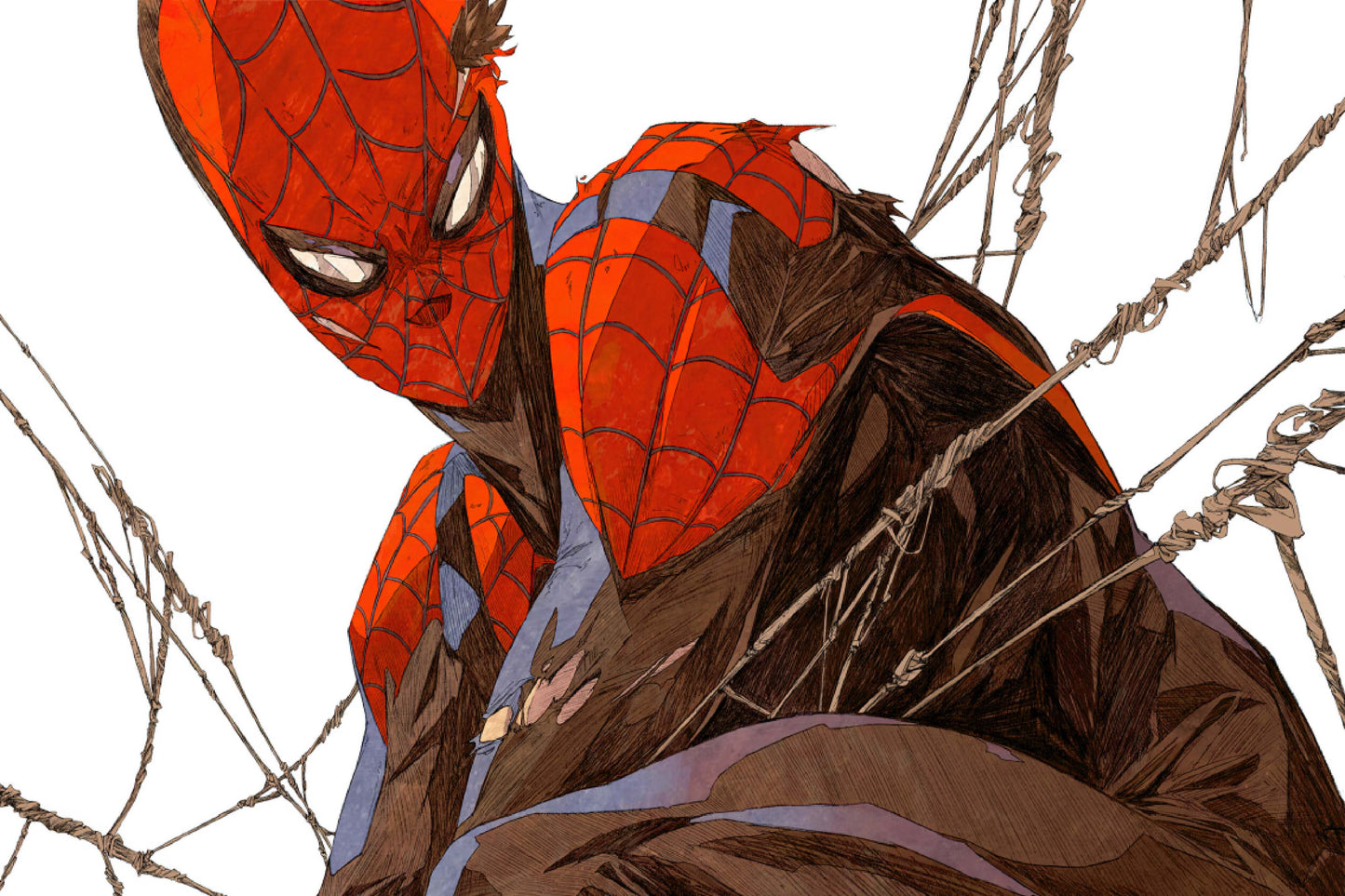 Spider Man Superhero Art Comic Book Poster Print Wall Art