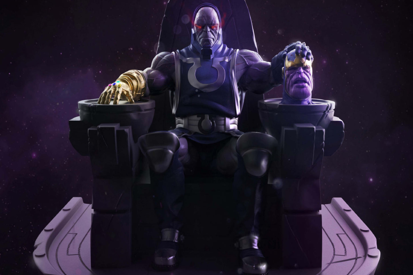 Darkseid Vs Thanos Dc Marvel Comics Comic Book Poster Print Wall Art