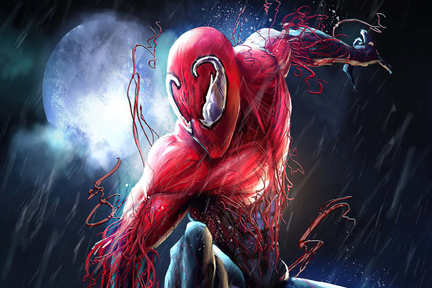 Spider Man Toxin Symbiote Costume Comic Book Poster Print Wall Art