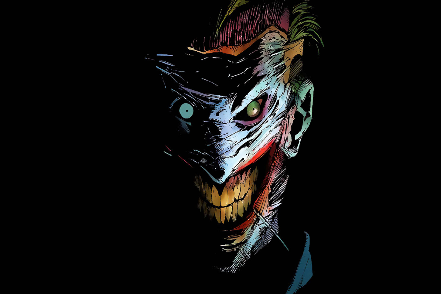 Joker Smile Dc Supervillain Comic Book Poster Print Wall Art