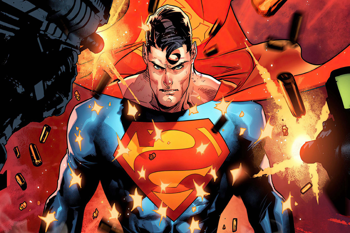 Superman Bulletproof Comic Book Poster Print Wall Art