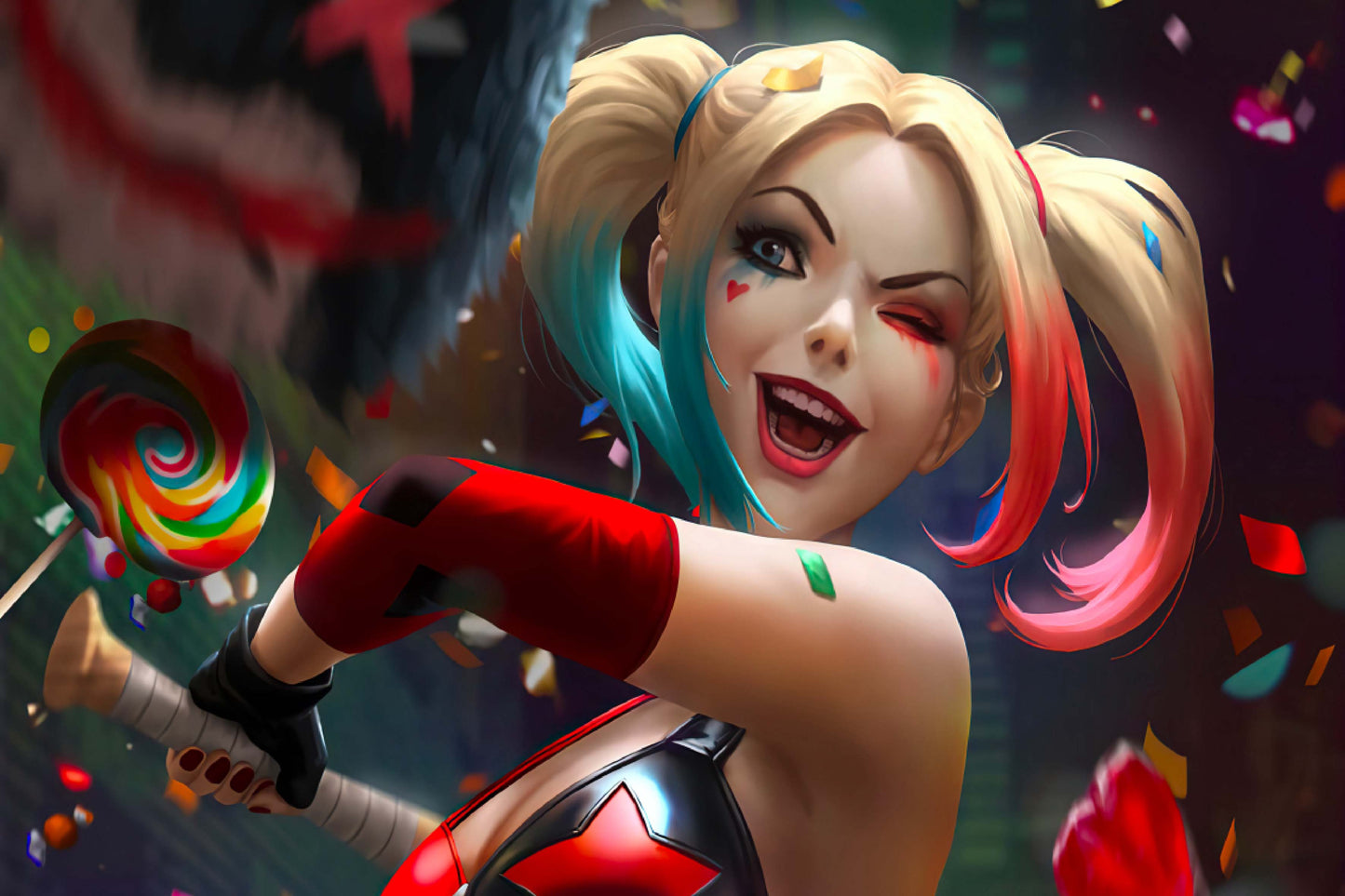 Harley Quinn Comics Art Comic Book Poster Print Wall Art