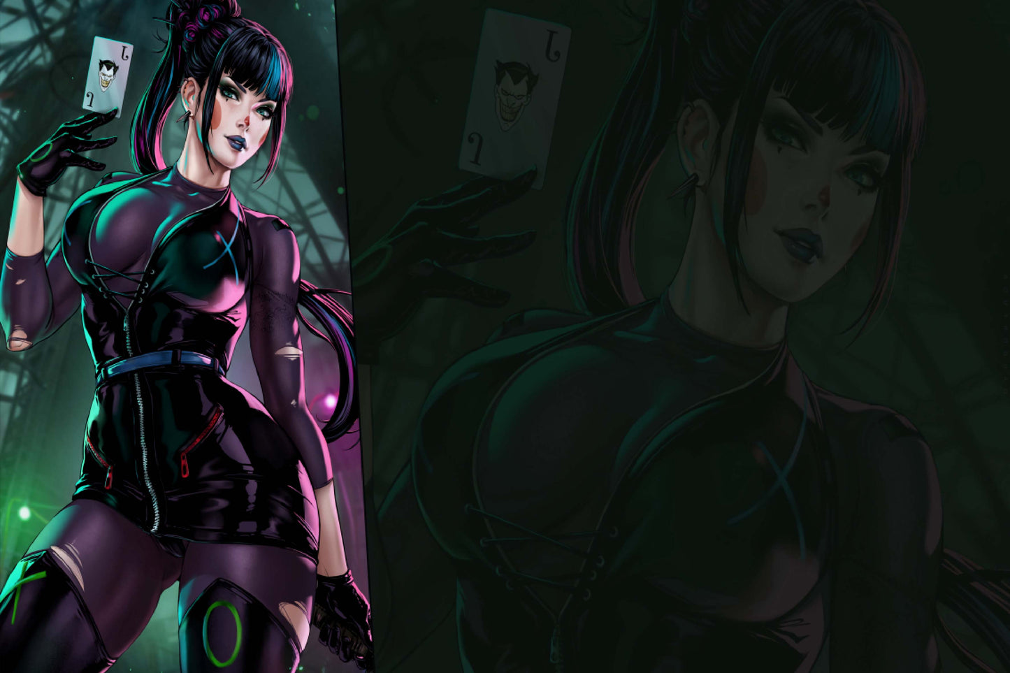 Punchline Dc Comics Girl Comic Book Poster Print Wall Art