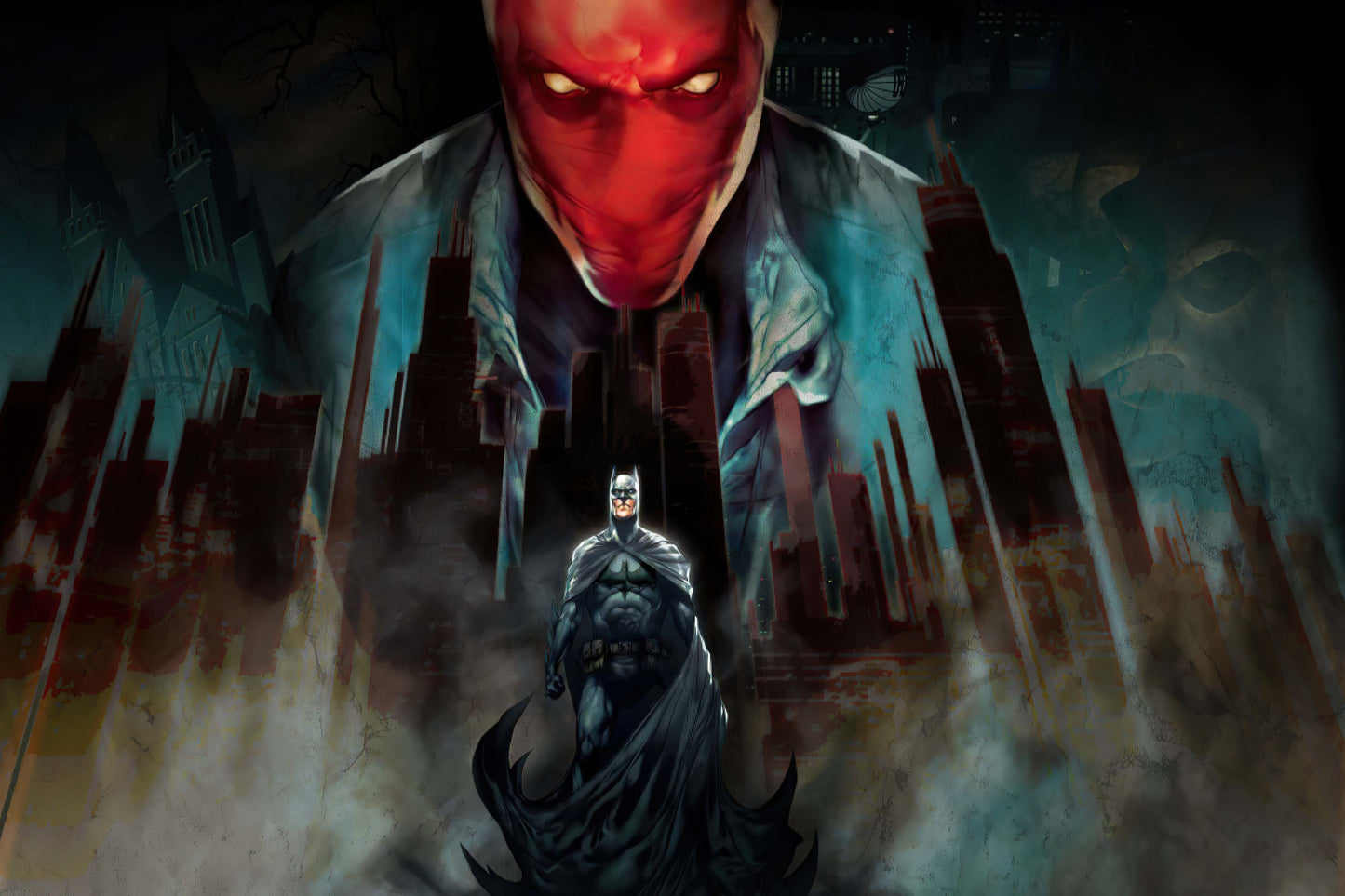 Batman And Redhood Dc Comics Comic Book Poster Print Wall Art