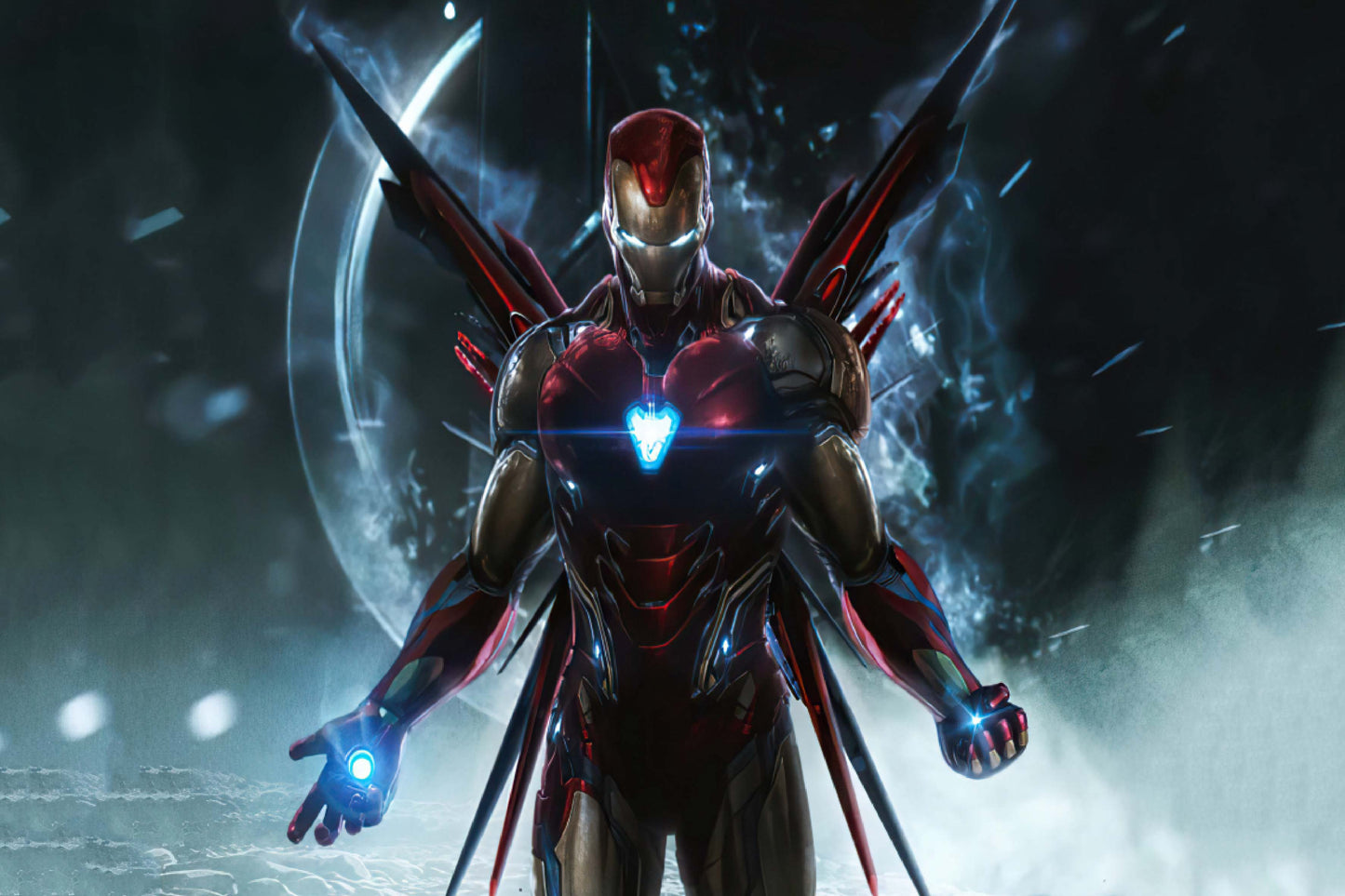 Iron Man Suit Marvel Superhero Comic Book Poster Print Wall Art
