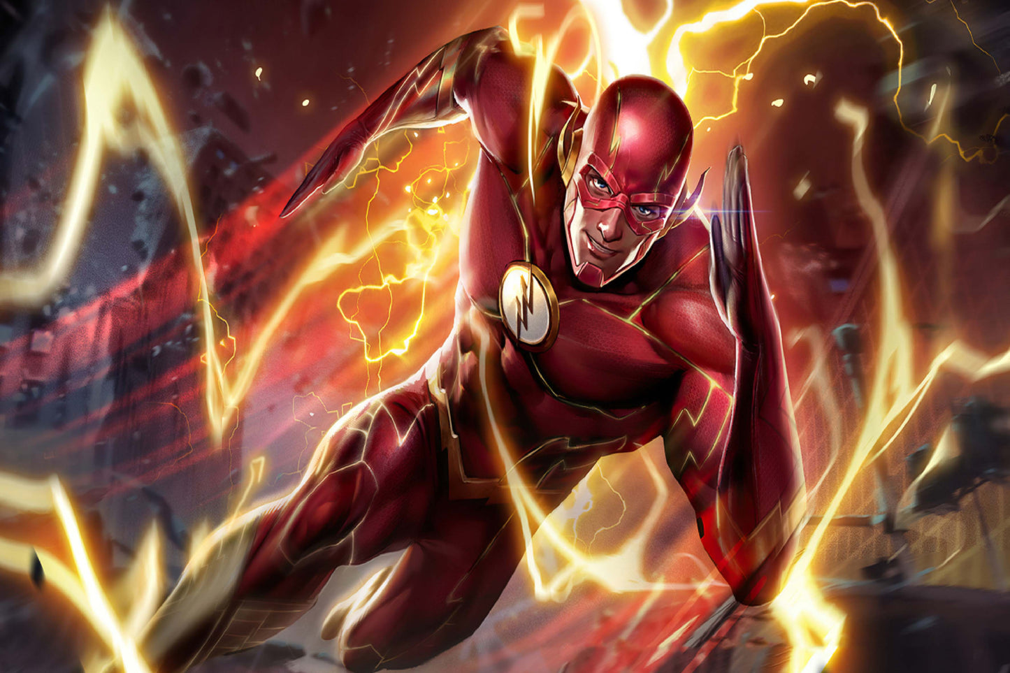 Flash Dc Comics Superhero Comic Book Poster Print Wall Art