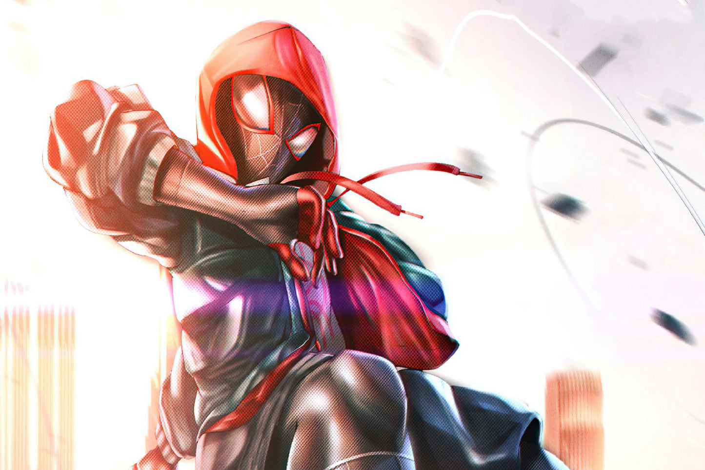 Spider Man Miles Morales Comic Book Poster Print Wall Art