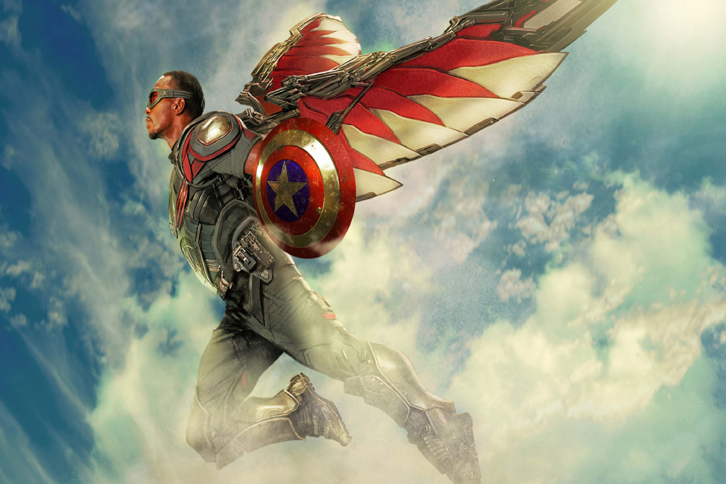 Falcon Superhero Marvel Comic Book Poster Print Wall Art