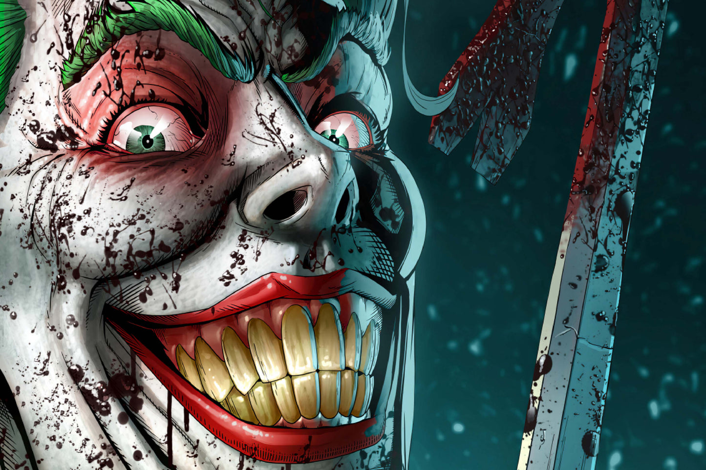 Joker Smile Dc Supervillain Comic Book Poster Print Wall Art