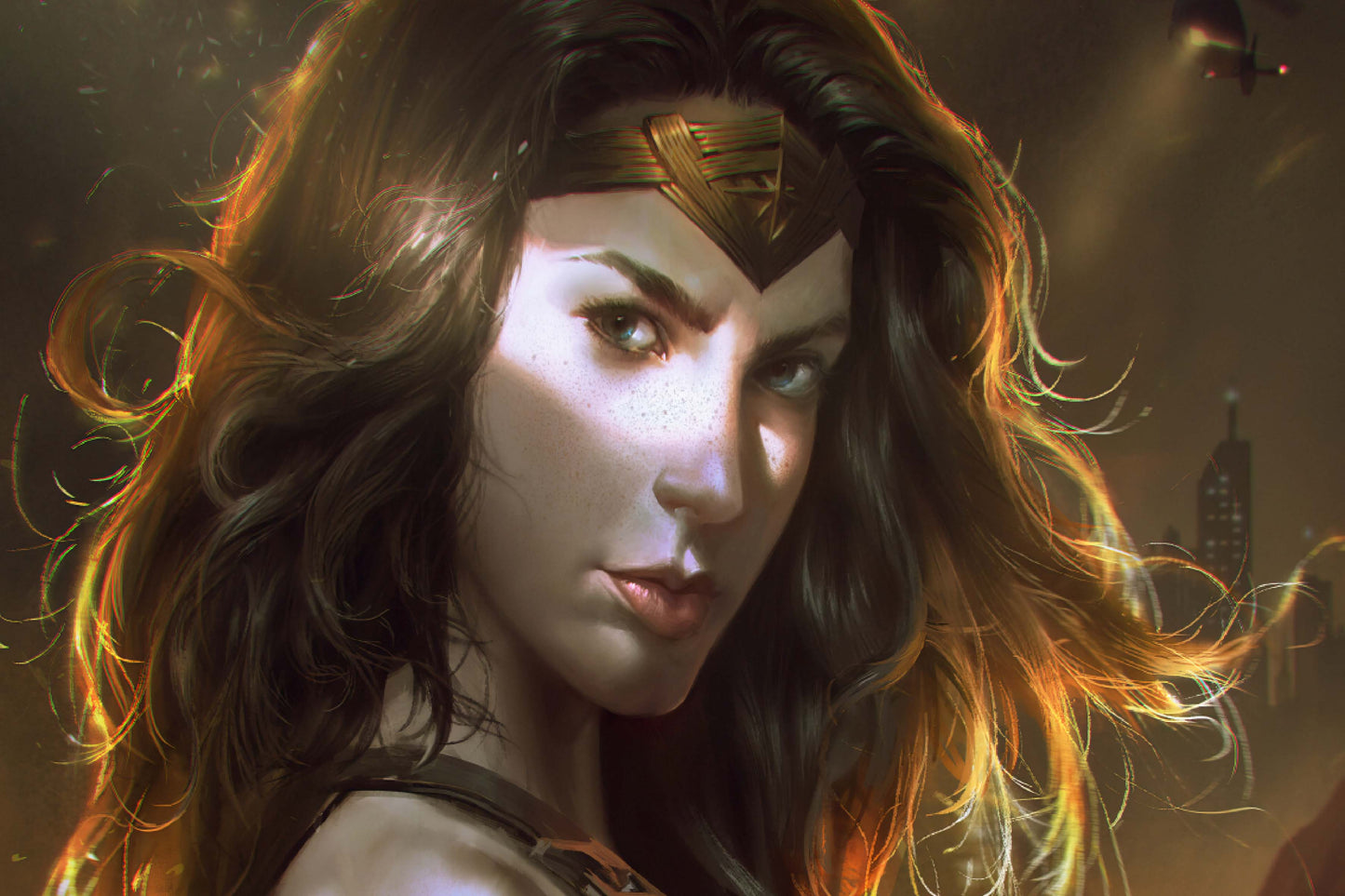 Wonder Woman Dc Art Superhero Comic Book Poster Print Wall Art