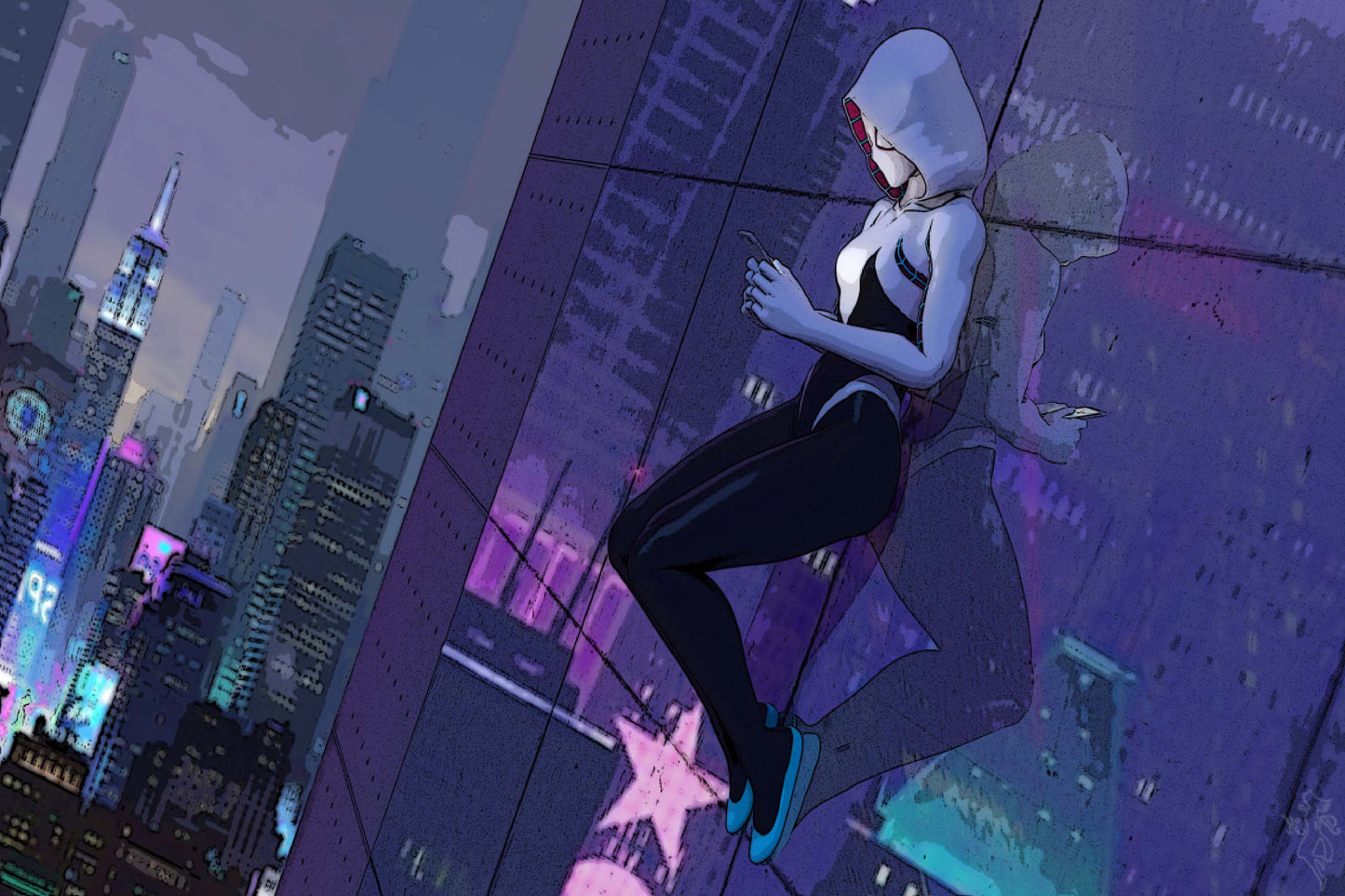 Spider Gwen Marvel Superhero Comic Book Poster Print Wall Art