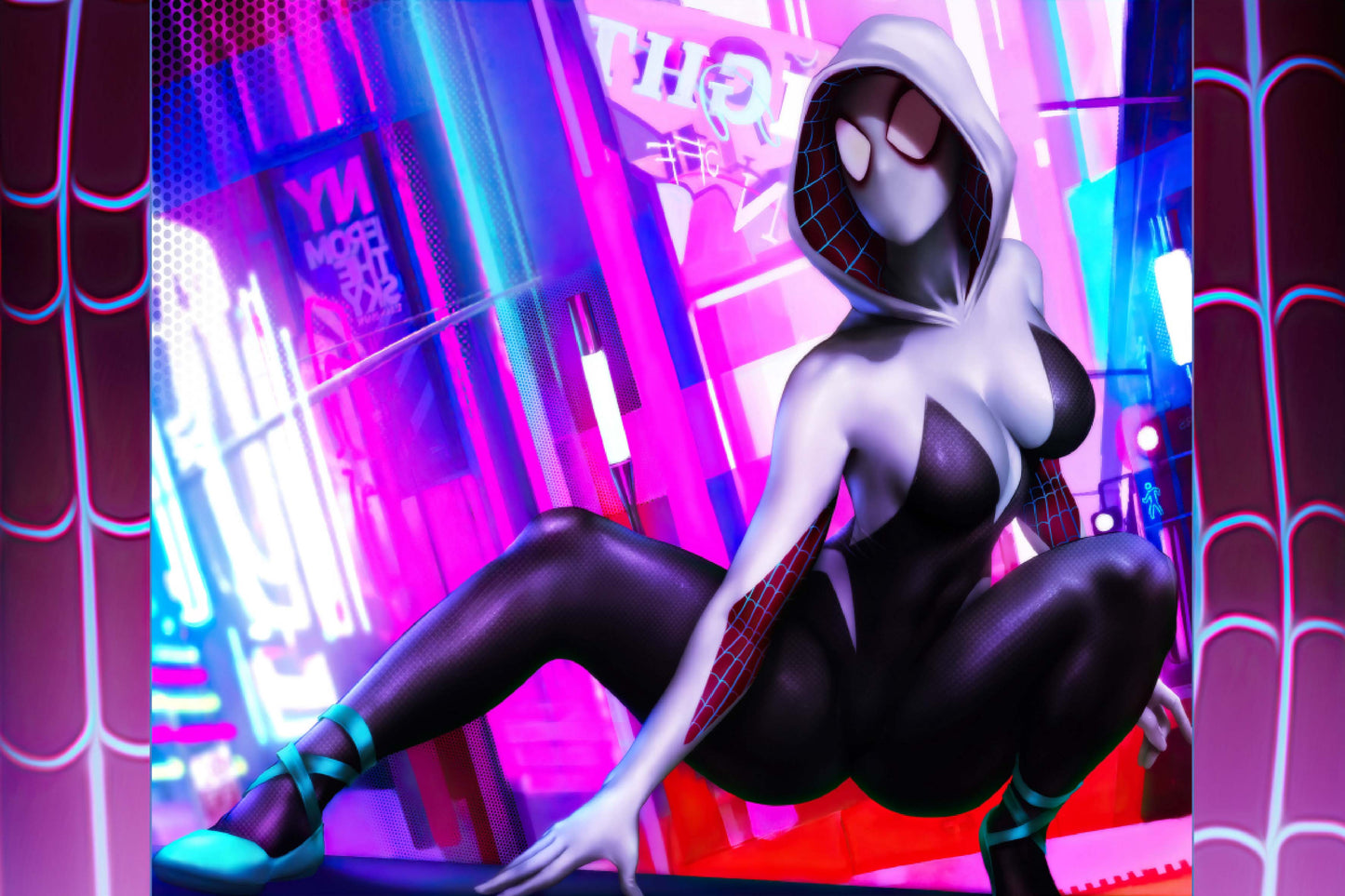 Spider Gwen Marvel Superhero Comic Book Poster Print Wall Art