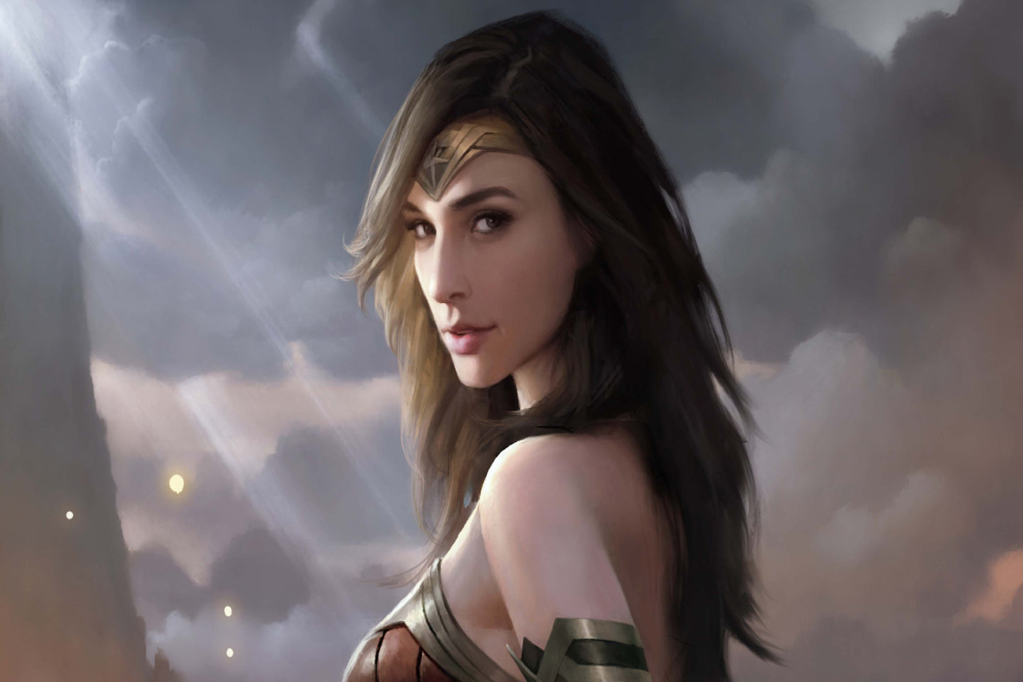 Wonder Woman Dc Superhero Art Comic Book Poster Print Wall Art