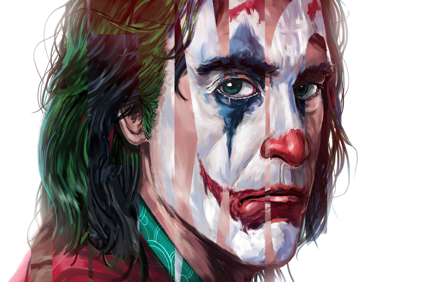 Joker Art Joaquin Phoenix Dc Comic Book Poster Print Wall Art
