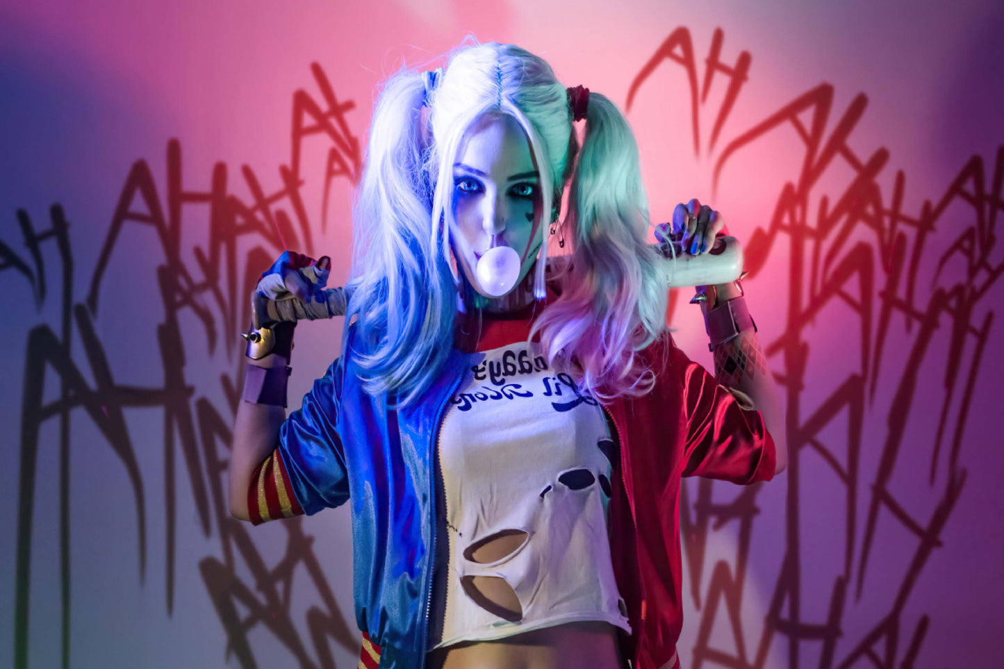 Harley Quinn Suicide Squad Cosplay Dc Comic Book Poster Print Wall Art
