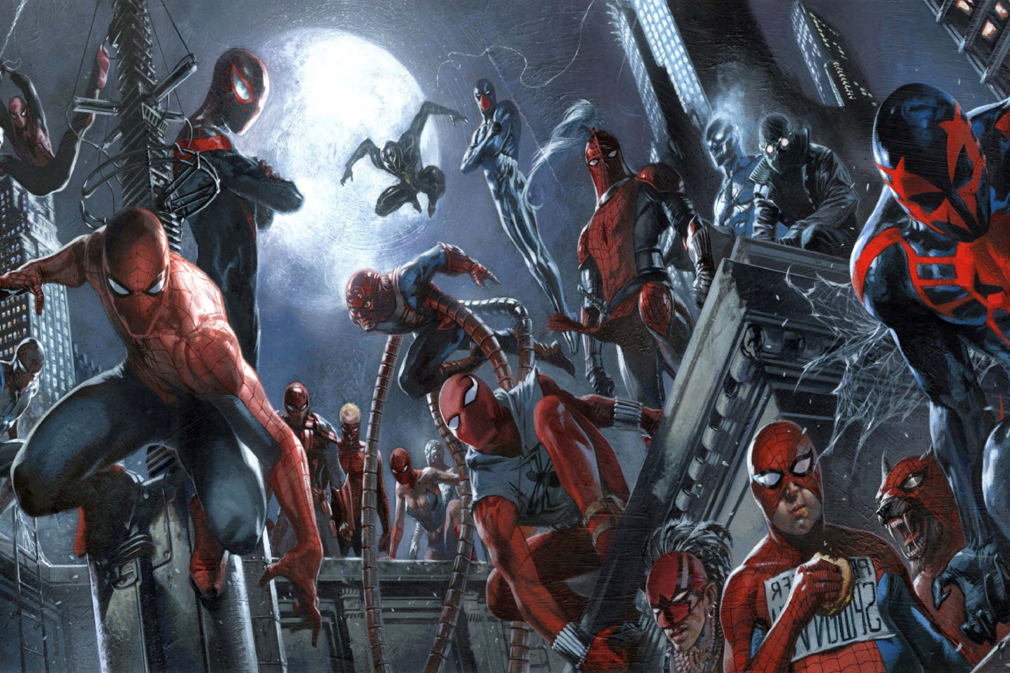 Spider Man Alternate Versions Marvel Comics Comic Book Poster Print Wall Art