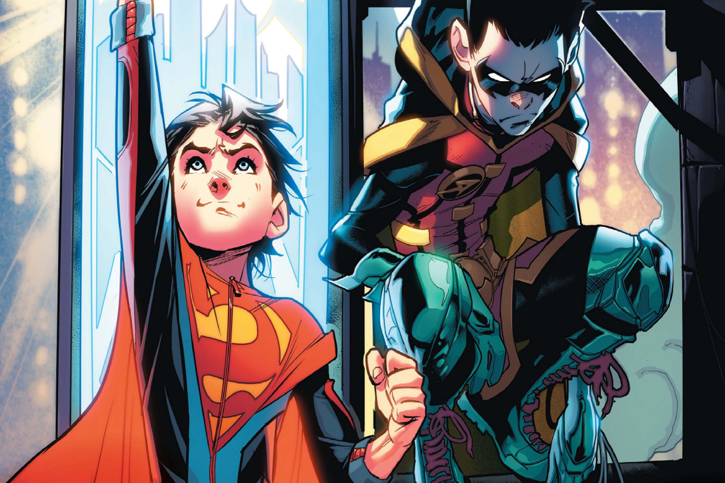 Robin Superboy Dc Comics Comic Book Poster Print Wall Art