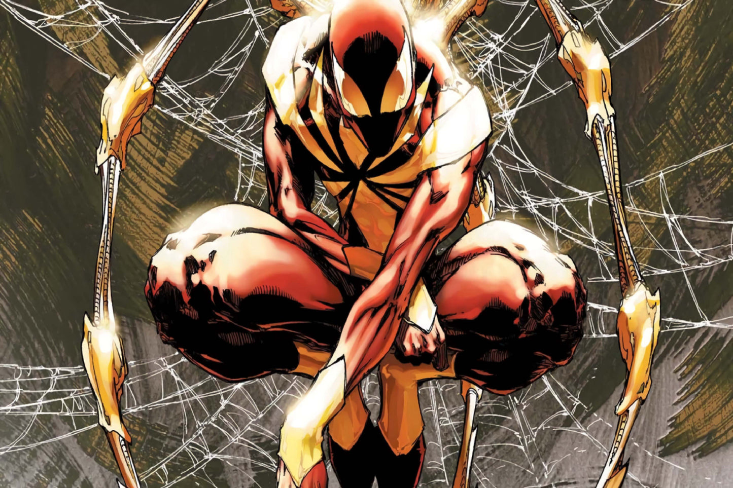 Iron Spider Spider Man Marvel Comics Comic Book Poster Print Wall Art