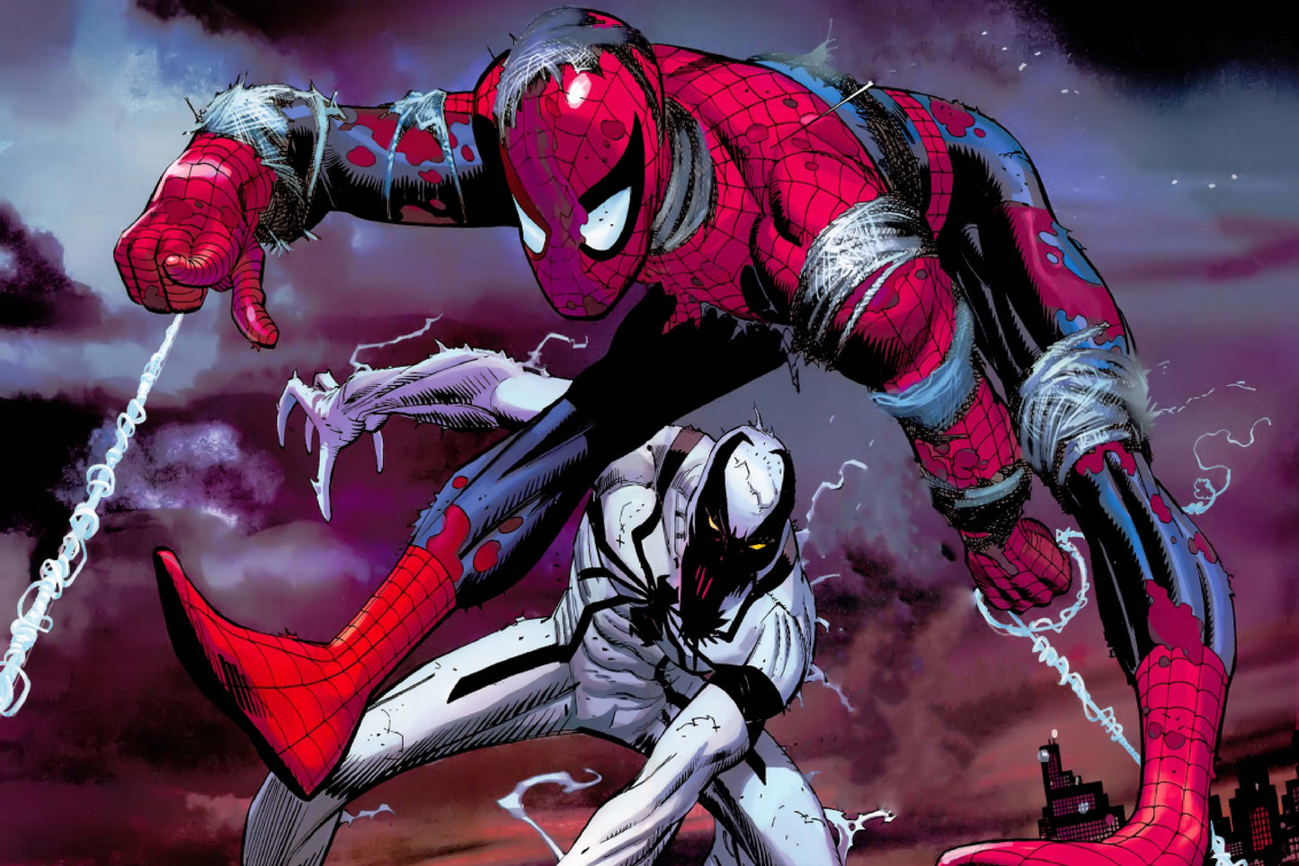 Anti Venom Spider Man Marvel Comics Comic Book Poster Print Wall Art