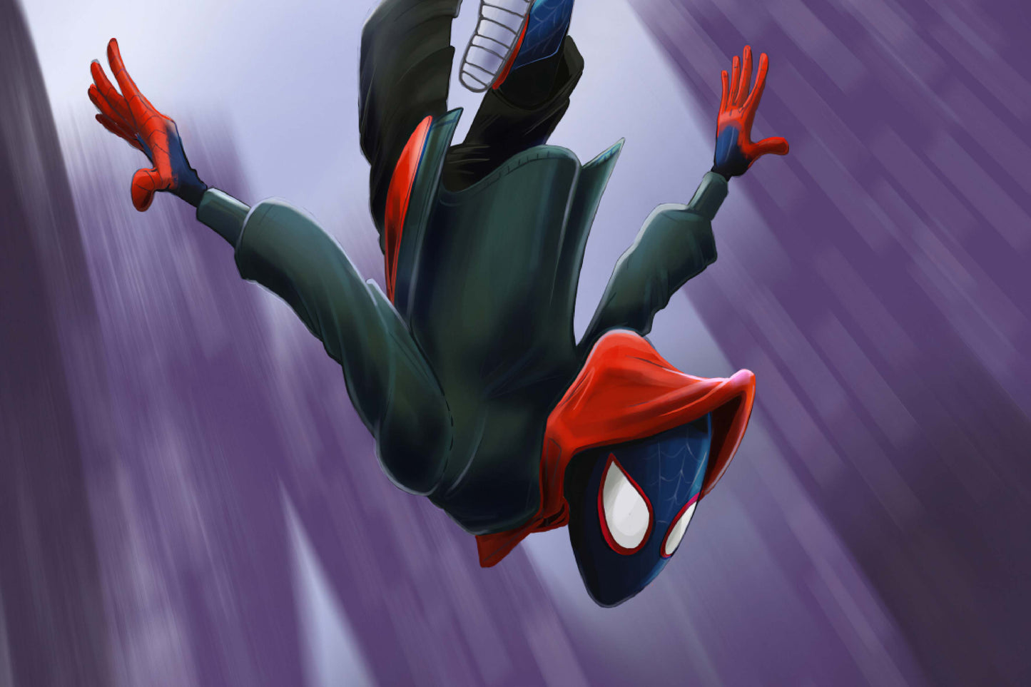 Miles Morales Spider Man Comic Book Poster Print Wall Art