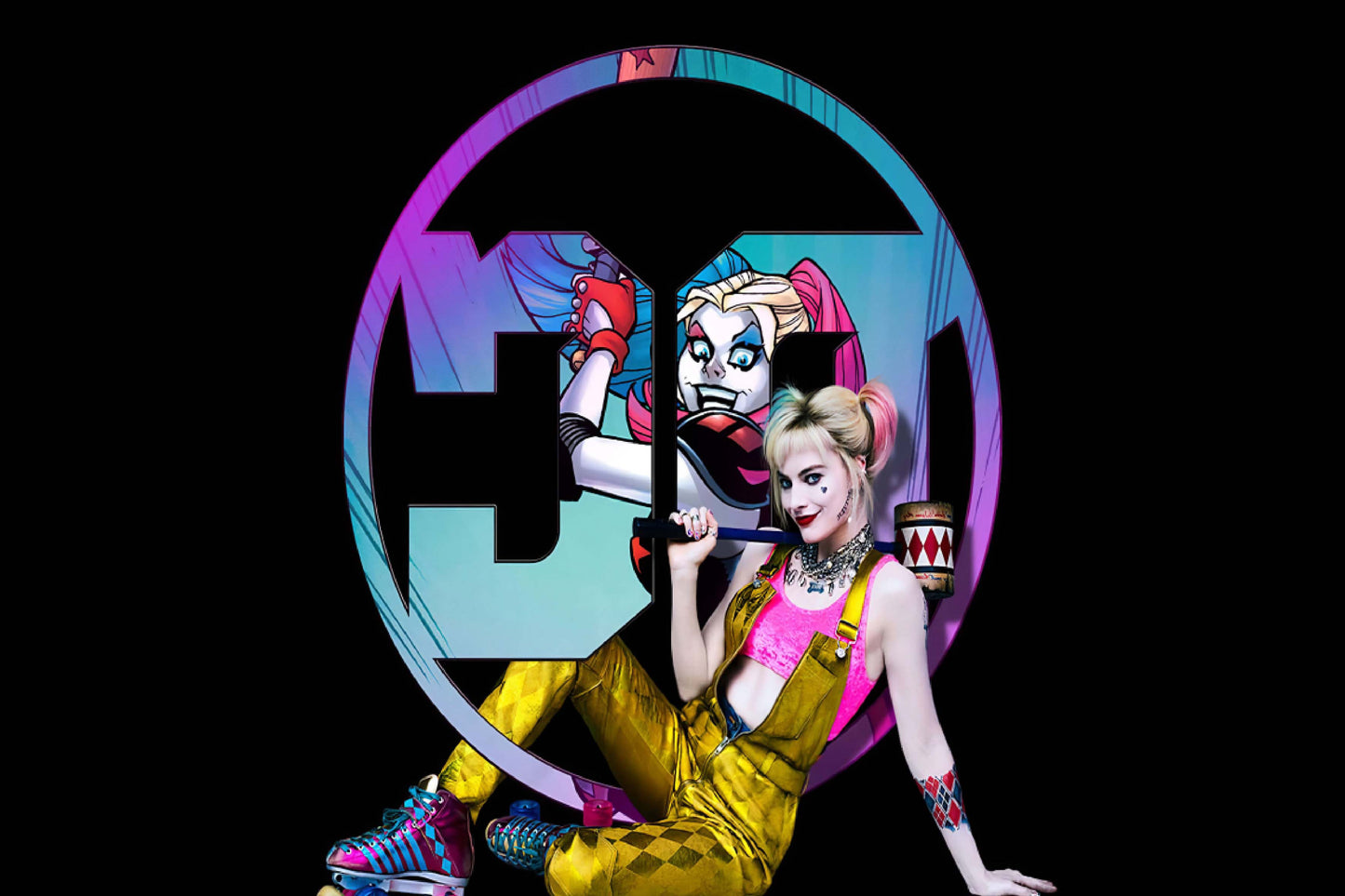 Birds Of Prey Harley Quinn Margot Robbie Comics Movie Comic Book Poster Print