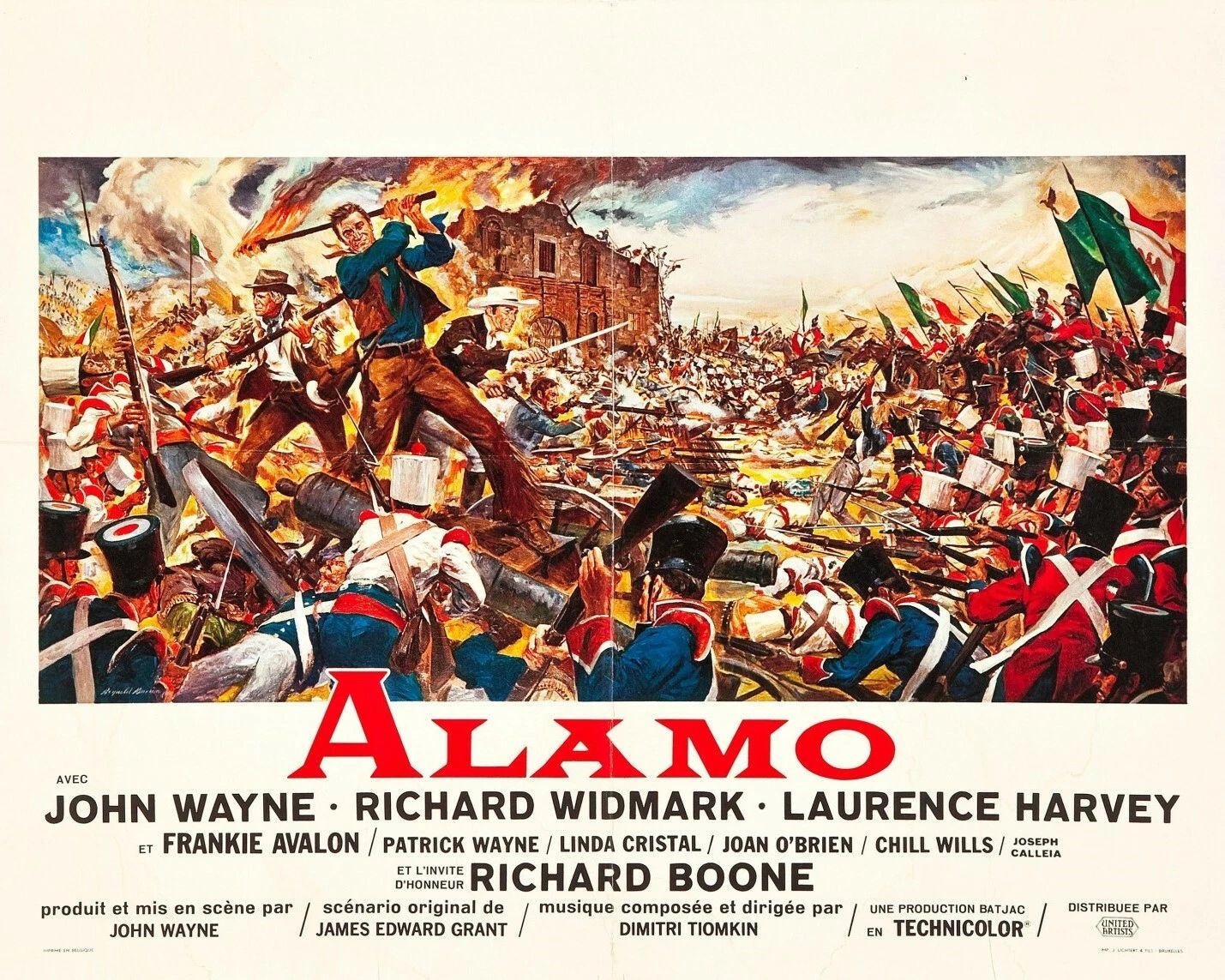 Alamo Tv Movies John Wayne Richard Boone Frankie Avalon 300 PCS Jigsaw Puzzle