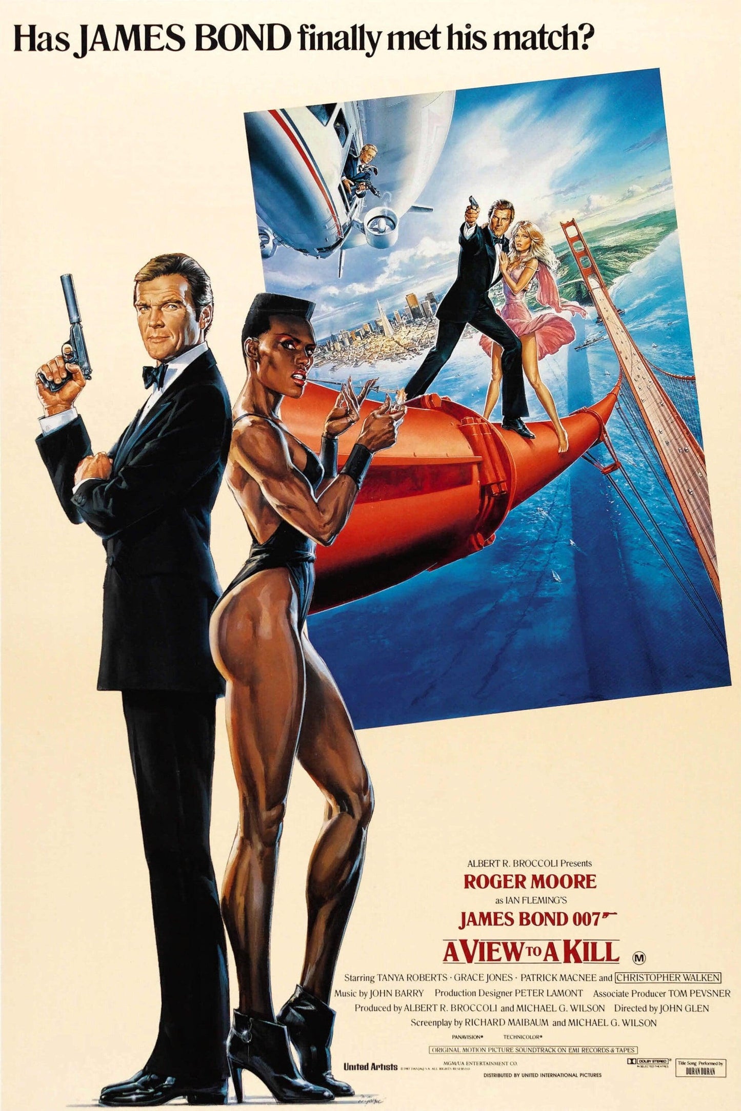 A View To A Kill (1985) Movie Poster