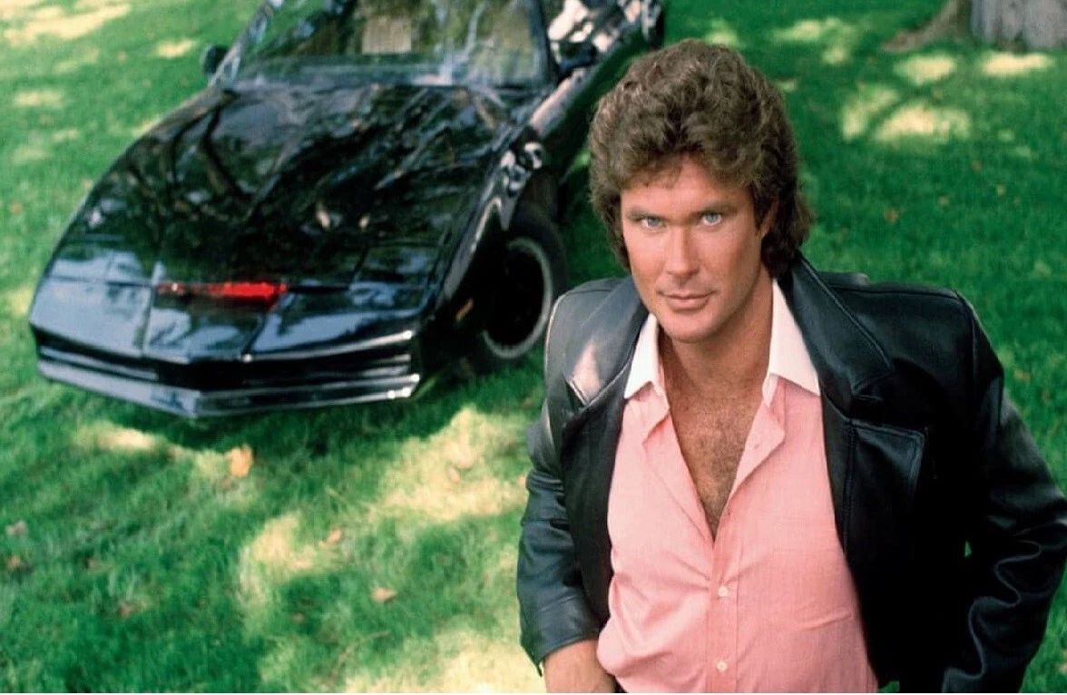 Actor David Hasselhoff In Classic Tv Show Knight Rider 300 Piece Jigsaw Puzzle